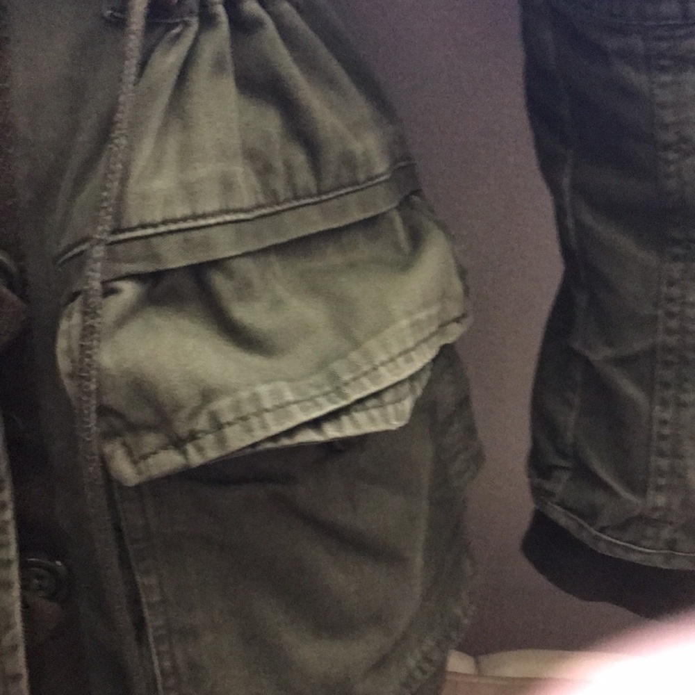 Beautiful khaki army Parka jacket - Picture 4 of 9
